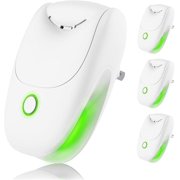 NexTone Plug-in Negative Ion Ionizer, 6 Pack 2-Speed Quiet Portable Odor Eliminator for Home Bedroom Office Kitchen, White