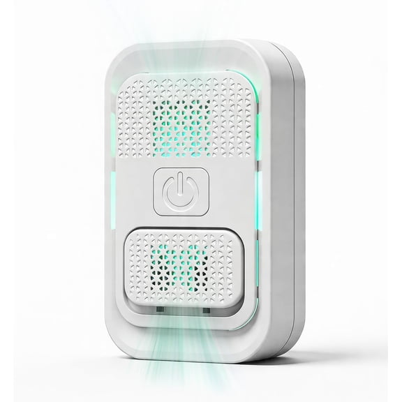 Plug in Air Purifiers for Home - High-Density Ionic Air Purifiers for Bedroom, Bathroom, Kitchen - Negative Ion Generator Odor Eliminator for Pets, Smoke, Dust, Smell - No Filter, White (1-Pack)