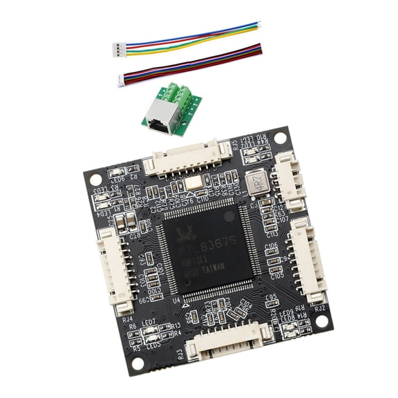 Plug And Play 4 Port 1000Mbps Ethernet Switches With Embedded Development Board For IoTs Applications