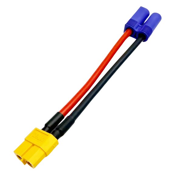 Plug Conversion Cable with EC5 Connector, Power Extension Wire for Hobby Wiring, PVC Insulated Compact Structure