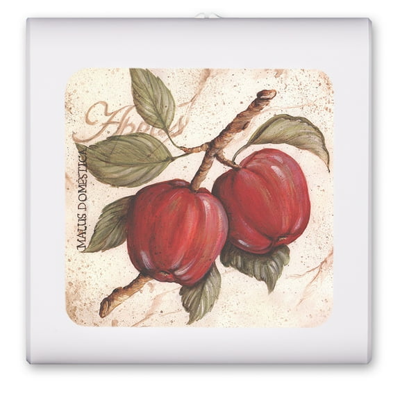 Plug in Dimmable LED Night Light with Dusk to Dawn Auto Sensor, Adjustable Brightness, Warm Light, Auto On/Off Nightlight for Bathroom, Hallway, Nursery, Bedrooms - Apples