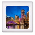 thumbnail image 1 of Plug in Dimmable LED Night Light with Dusk to Dawn Auto Sensor, Adjustable Brightness, Warm Light, Auto On/Off Nightlight for Bathroom, Hallway, Nursery, Bedrooms - Boston At Night, 1 of 7