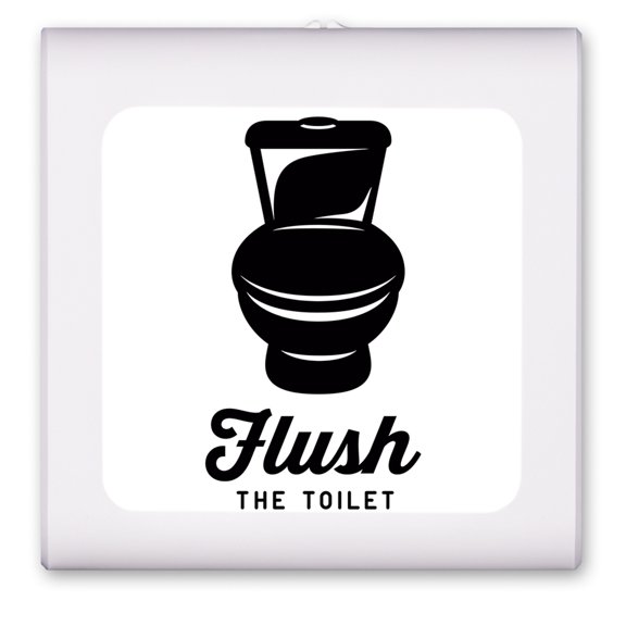 Plug in Dimmable LED Night Light with Dusk to Dawn Auto Sensor, Adjustable Brightness, Warm Light, Auto On/Off Nightlight for Bathroom, Hallway, Nursery, Bedrooms - Flush The Toilet
