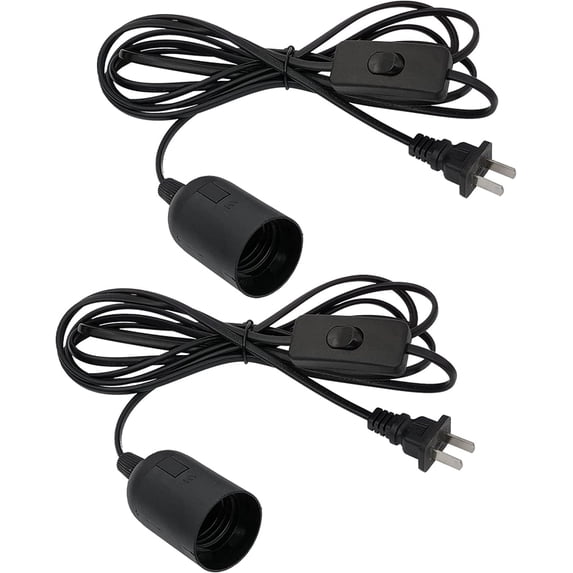Plug In Light Fixture Totowood, Plug in Hanging Light Kit, 9.8 FT Cord, White - Walmart.com