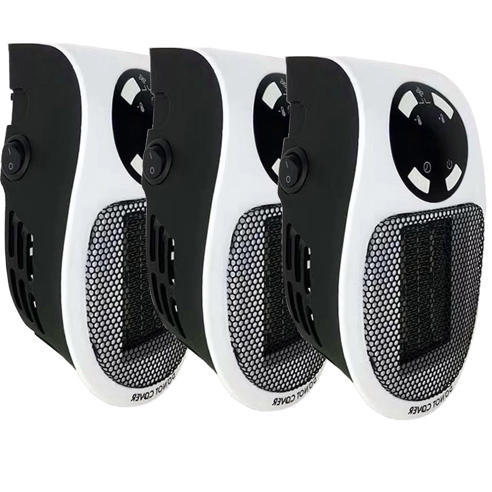 Small Electric Heaters For Bathrooms Plug in Heaters for Indoor Use - 2025 Upgraded 500W Space Heaters