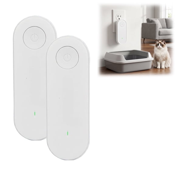 Plug In Negative Ion Air Purifier, Portable Odor Eliminator for Pets, Bedroom, Office, Toilet, Shoe (2 PCS)