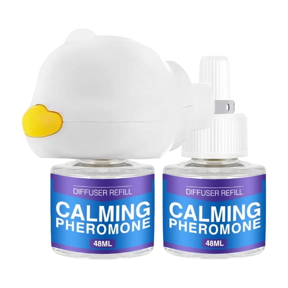 Plug-In Pet Diffuser Kit With 2 Liquid Refills, Room Diffuser For Cats And Dogs