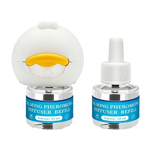 Plug-In Pet Diffuser Kit with 1 Wall Unit and 2 Refills, 48 ml Each, Room Fragrance Plug-In