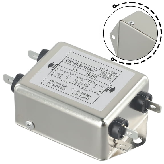 Plug-In Power Filter CW4L2-10A-T CW4L2-20A-T CW4L2-6A-T EMI Power Filter CW4L2-10A-T