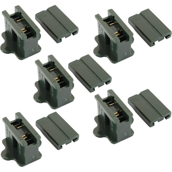 Plug, Inline, Pass Through (Female), SPT-1, Green, 5