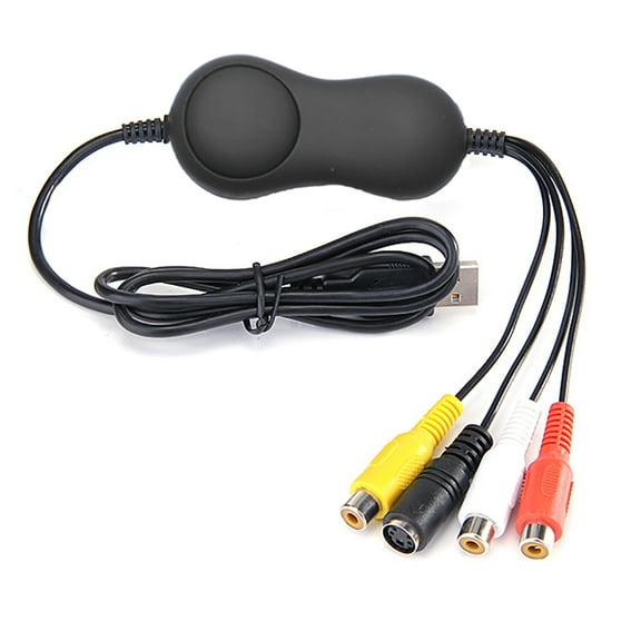 Plug-N-Play RCA SVHS To USB 2.0 Video Capture Dongle For Windows PC