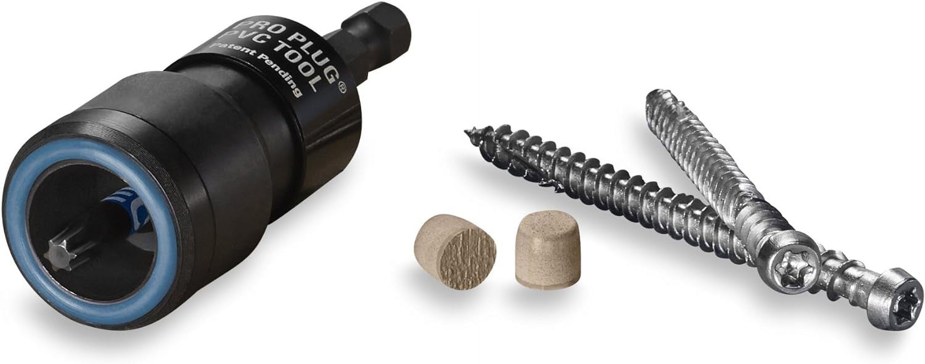 Plug PVC Plugging System For AZEK Slate Gray Decking Stainless Steel