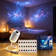 thumbnail image 1 of Plug & Play 360 Degree HD Galaxy Projector, 2 In 1 Holographic Star Night Light for Bedroom, Ceiling and Holiday Party Decor (24 Films), 1 of 6