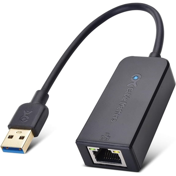 Plug & Play USB to Ethernet Adapter with PXE, MAC Address Clone Support (USB3.0 to Gigabit Network, Ethernet to USB Adapter for Laptop) Supporting 10/100/1000Mbps