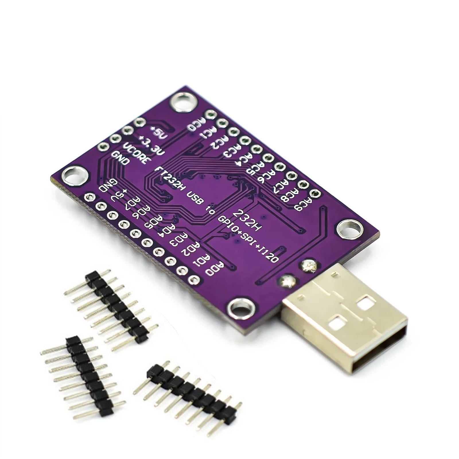 Plug & Play USB2.0 to UART/I2C/SPI Converter Module 12Mbps High-Speed ...
