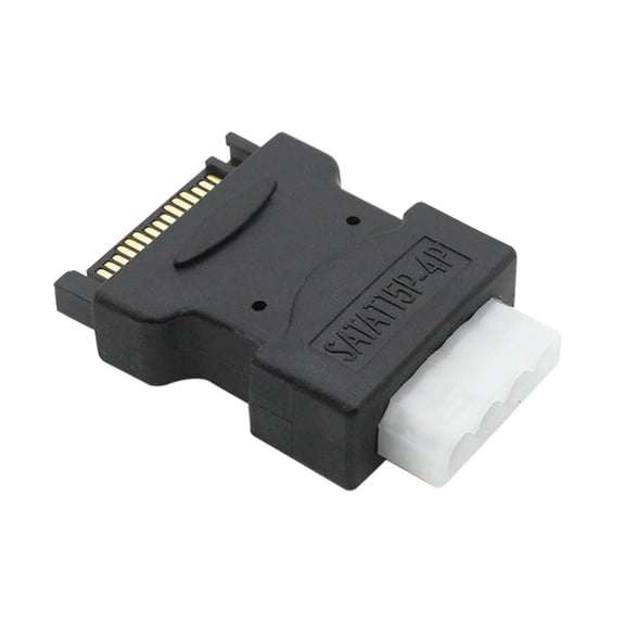 Plug & Play to IDE Power Converters 15Pin Male to 4Pin Female for Seamless Integration