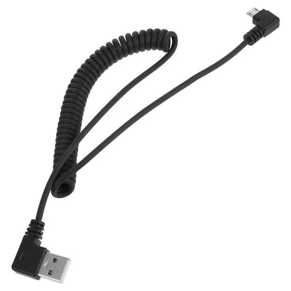 Plug Plug Miniature Cable Spring Data Cable 43.00X3.00X2.00CM Black