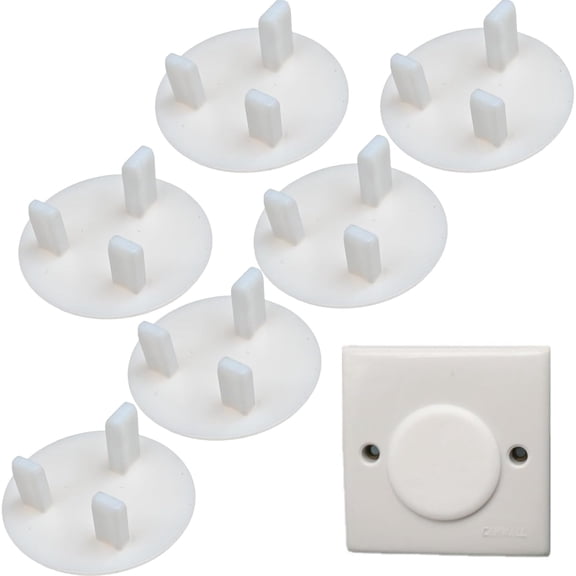 Plug Socket Covers UK, 24 Packs Baby Child Safety Socket Covers Guards Caps Tight Grip Socket Protector for Children Safety Protection at Home and School