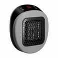 thumbnail image 1 of Plug in Space Heater for Indoor Use, 800W Wall Outlet Electric Heater with Remote, 12H Timer & LED Display, PTC Ceramic Fast Heat Safely for Home Office Bathroom Use, 1 of 7