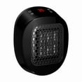thumbnail image 1 of Plug in Space Heater for Indoor Use, 800W Wall Outlet Electric Heater with Remote, 12H Timer & LED Display, PTC Ceramic Fast Heat Safely for Home Office Bathroom Use, 1 of 7