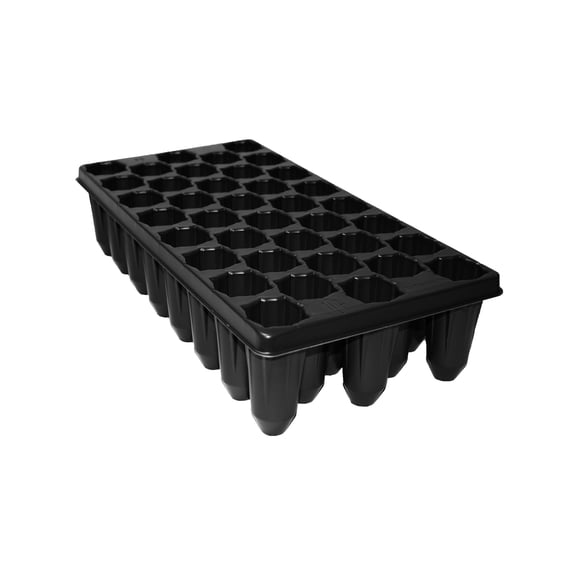 Plug Tray 38 Star-Shaped Deep Cells - Cell Depth 5" - 5 Trays by T.O. Plastics