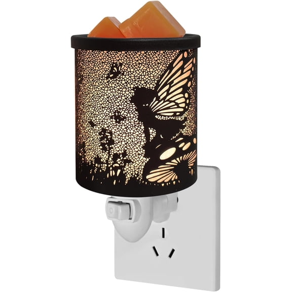 Plug in Wax Warmer Candle Wax Warmer for Scented Wax melt Warmer Plug in Wax melt Warmer Wax Burner Electric Wax Melter Candle Warmer as Home Decor Gifts for Women(Flower Fairy)