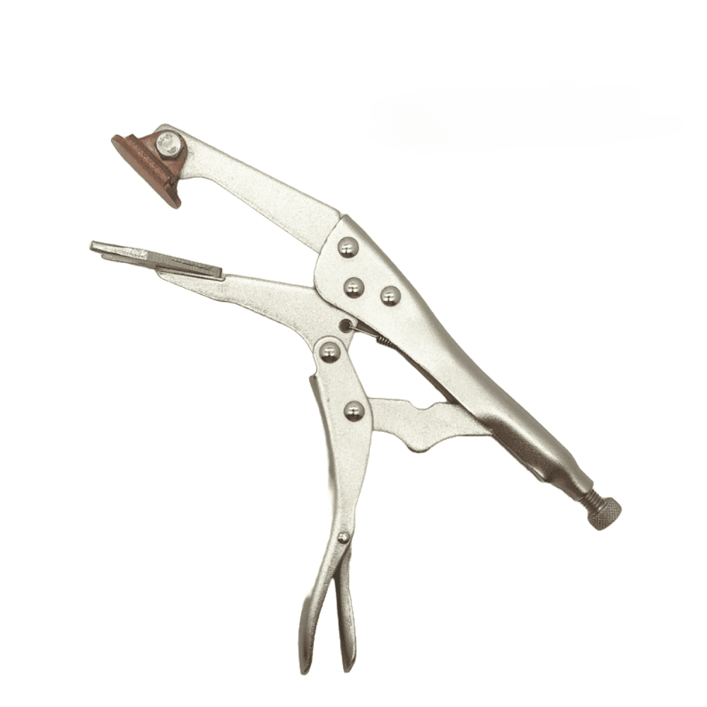 Plug Weld Pliers, Locking Welding Pliers with Copper Pads, Up to 2.7" Opening | Sheet Metal Clamp for Plug Welds, Auto Body & Metal Fabrication