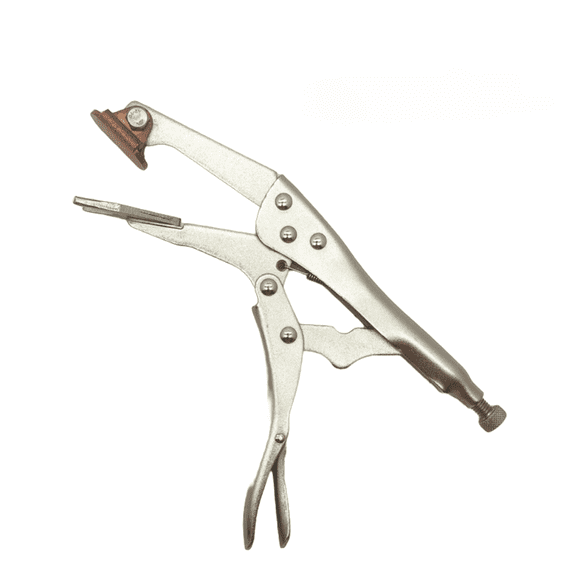 Plug Weld Pliers, Locking Welding Pliers with Copper Pads, Up to 2.7" Opening | Sheet Metal Clamp for Plug Welds, Auto Body & Metal Fabrication