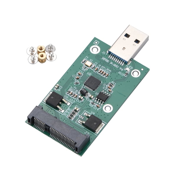 Plug and Play USB 3.0 to Mini PCIE mSATA SSD External mSATA to USB 3.0 SSD Converter Adapter for Windows 2000/xp/Vista/7/8