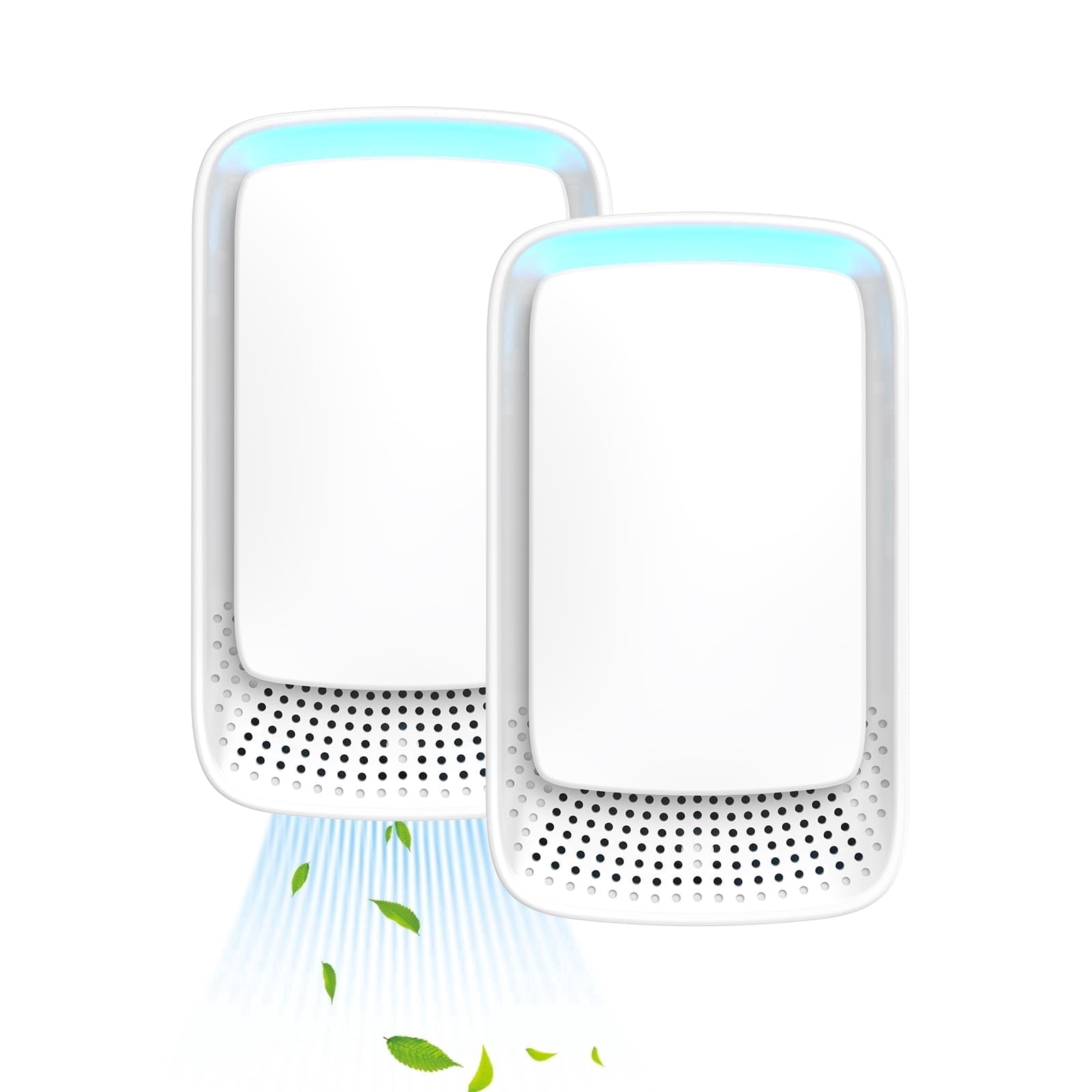 Plug-in Air Purifier for Home, Ozone-Free Mini Odor Eliminator for Bedroom and Pet Area, Quiet Smoke and Dust Remover, [4/6/8] Pack, White