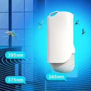 Plug in Blue Purple Light Bug Zapper Mosquito Trap Lamp, Non Toxic Odorless Flying Insect Catcher with 10 Pack Replacement Sticky Sheets, Indoor Fly Mosquito Killer for Multi Scene Household Use