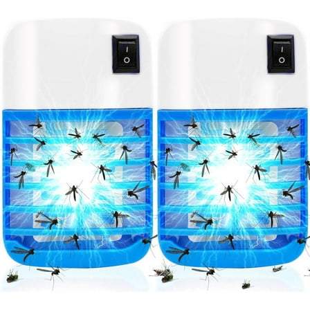 Plug in Bug Zapper Indoor Flying Insect LED Trap Eco-friendly Household Summer Electric Mosquito Bug Insect Killer Night Lamp