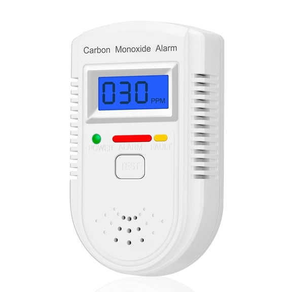 Plug in CO Monitor Detector with Digital Display Sound & Light for Home/Travel/Office1 PACK