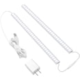 thumbnail image 1 of Plug-in Under Cabinet Lighting, 2 count 12 Inch Dimmable Closet Light, Cold White 6000K Linkable USB LED Light Bar, Memory Function, Under Counter Lights for Kitchen, Desk, Workspace, 1 of 6