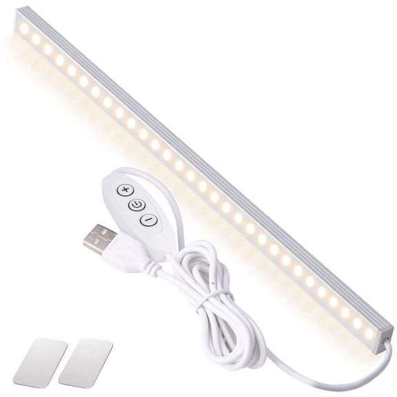 under cabinet lighting 12 inches, Free Mount & Dimmable wardrobe light for Kitchen, Pantry, Stairs