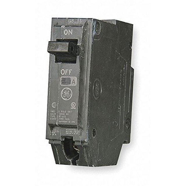Plug in Circuit Breaker, THQL, Number of Poles 1, 25 Amps, 120VAC