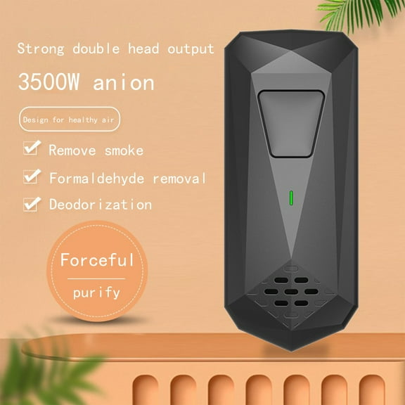Plug-in Negative Ion, Gaqring 3500W High Output Odor Eliminator, Compact Filterless Portable Air Freshener for Home Office Bedroom Bathroom