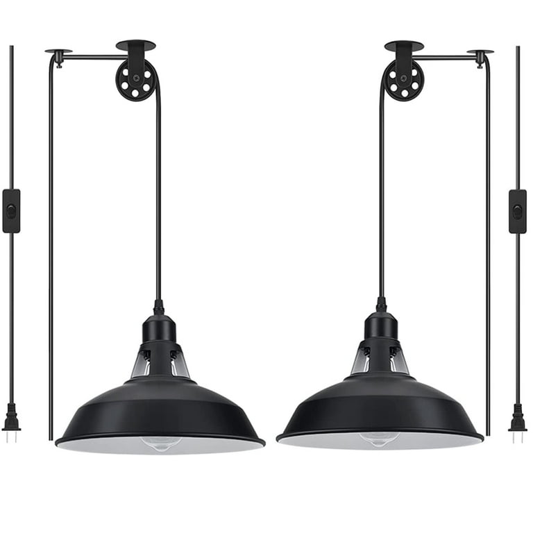 Vintage hanging lamps plug in 2025