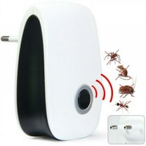 Plug in Pest Repeller, Electronic Insect Control Defender Roach Bed Bug Mouse Rodent Mosquito Killer Indoor Reject Repellent for Cockroach Ants