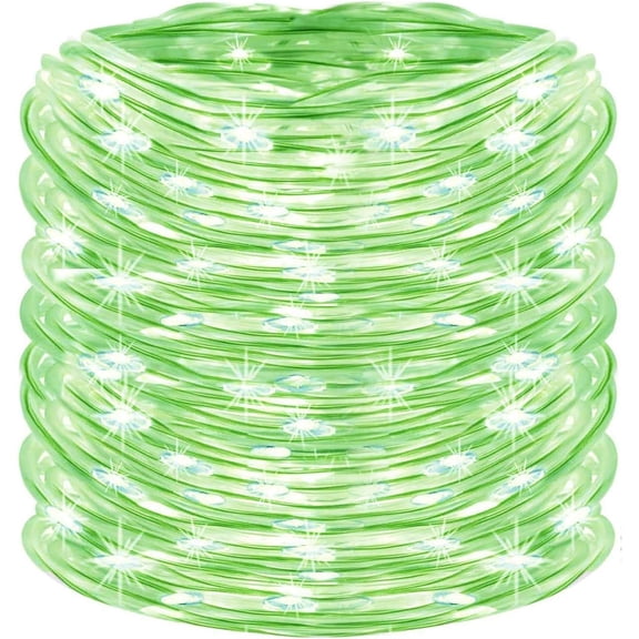 Plug in Rope Lights,200 LEDs 72ft Waterproof Outdoor String Lights, Warm White Steady Light Copper Wire for Garden, Fence, Party, Wedding Decoration