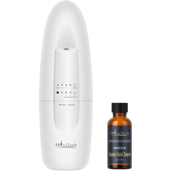 Plug in Scent Diffuser, Waterless Essential Oil Cover Up to 500 Sq. Ft., Hotel Collection Aromatherapy Diffusers for Home, Office, 1 x 30ml Included