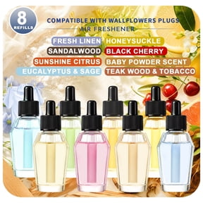 Plug in Scented Air Freshener Refills, Wallflowers Home Fragrance Refills Compatible with Bath&Body Works, 8 Pack