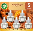 thumbnail image 1 of Air Wick Plug in Scented Oil Refill, 5 ct, Pumpkin Spice, Air Freshener, Essential Oils, Fall Scent, Fall Decor, 1 of 4