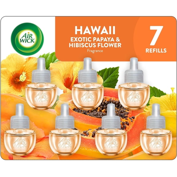 Plug in Scented Oil Refill, 7 ct, Hawaii, , Essential Oils
