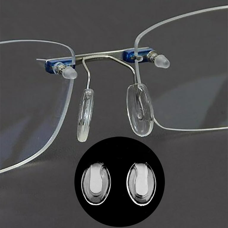  Eyeglasses Nose Pads,BEHLINE 2 Pairs Soft Silicone
