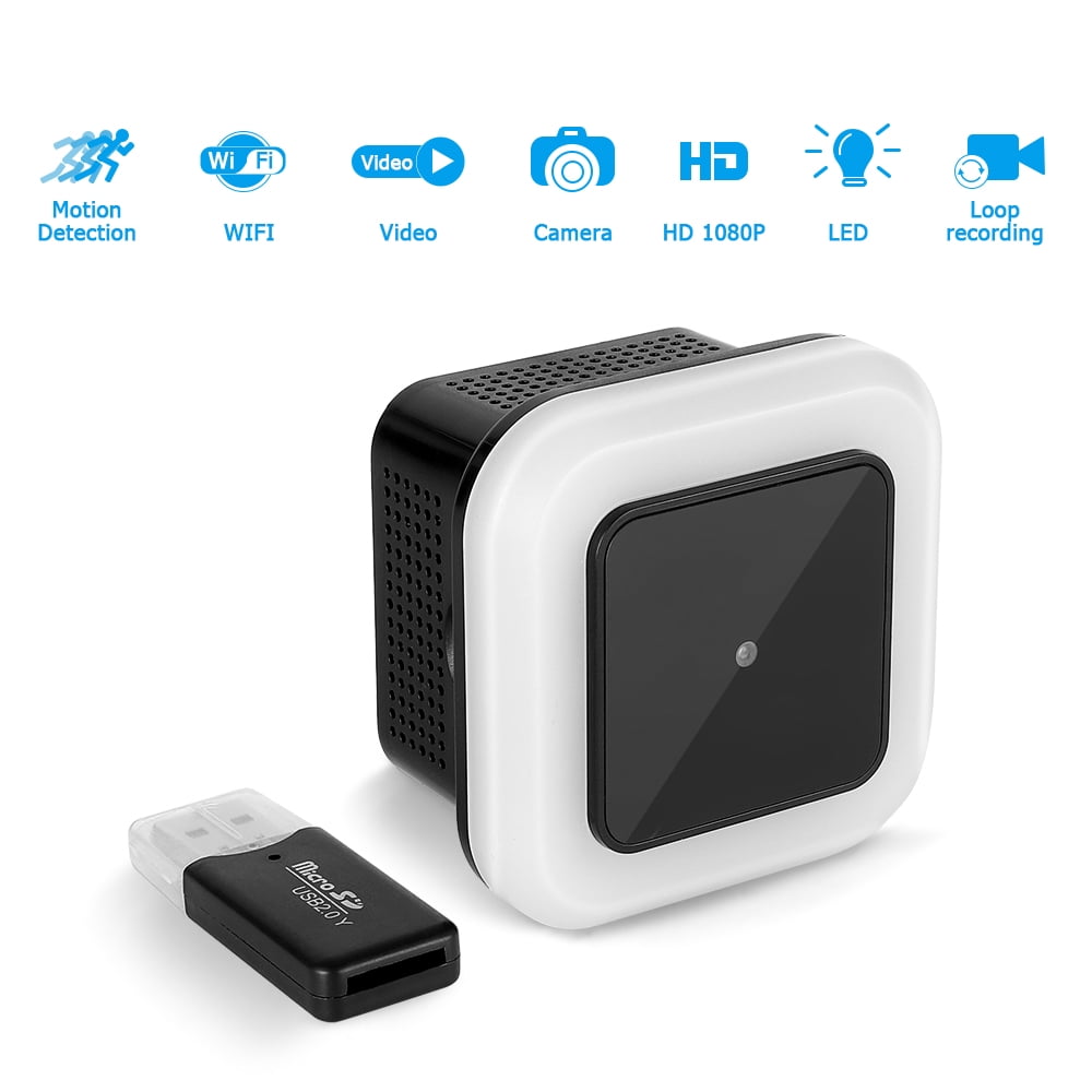 Plug-in WiFi Security Camera, 1080P HD Indoor Surveillance Camera with Night Vision, Motion Detection, and App Control for Home, Baby, Pet Monitoring