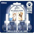 thumbnail image 1 of PlugIns Refills Air Freshener Pet Fresh Scent Scented and Essential Oils for Home and Bathroom 0.67 Fl Oz 5 Count, 1 of 4