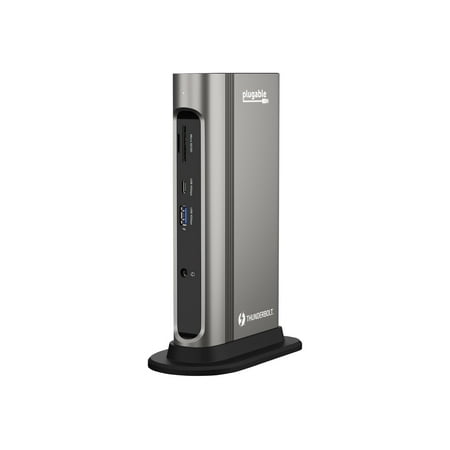 Plugable 14-in-1 USB-C and Thunderbolt Dock - 40Gbps with 96W Charging, Compatible with Mac and Windows, 2X HDMI 2.0 and DisplayPort, 7X USB Ports, Ethernet, Audio, SD/MicroSD
