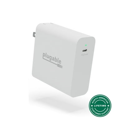 Plugable 140W USB C Charger, GaN Wall Charger for Laptop, PD 3.1 (EPR) Power Adapter is Compatible with USB-C MacBook Pro, Macbook Air iPad Pro, Surface and USB-C Devices, Compact and Portable Charger