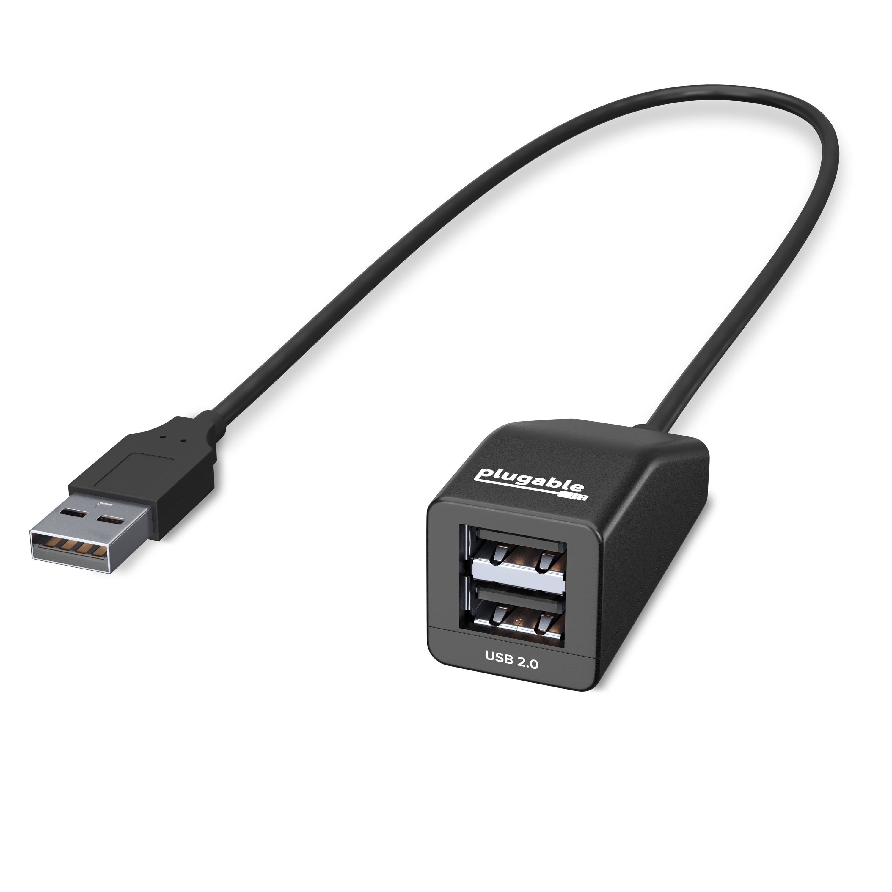 Ruckus nå Skrivemaskine Plugable 2-in-1 USB Splitter with Dual USB 2.0 Ports, Compatible with  Windows, Linux, macOS, Chrome OS, USB Multiport Hub for Laptops -  Walmart.com